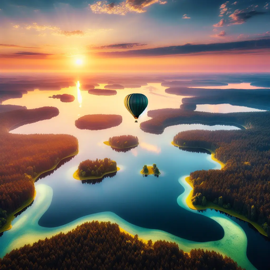 Hvad koster en ballonflyvning over de Masuriske Søer?