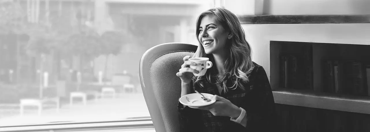 Kaffestemning i café