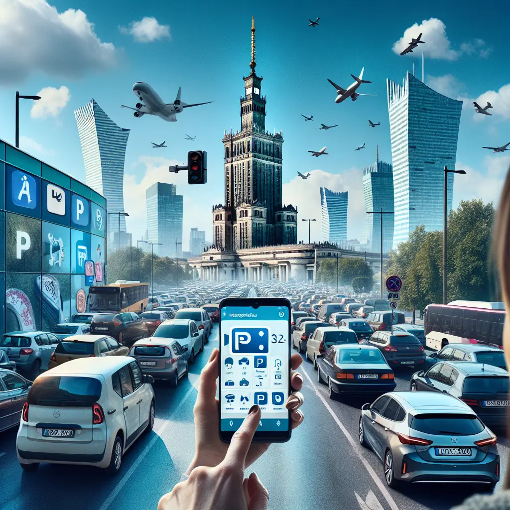 Sådan parkerer du med app i Warszawas P-zoner